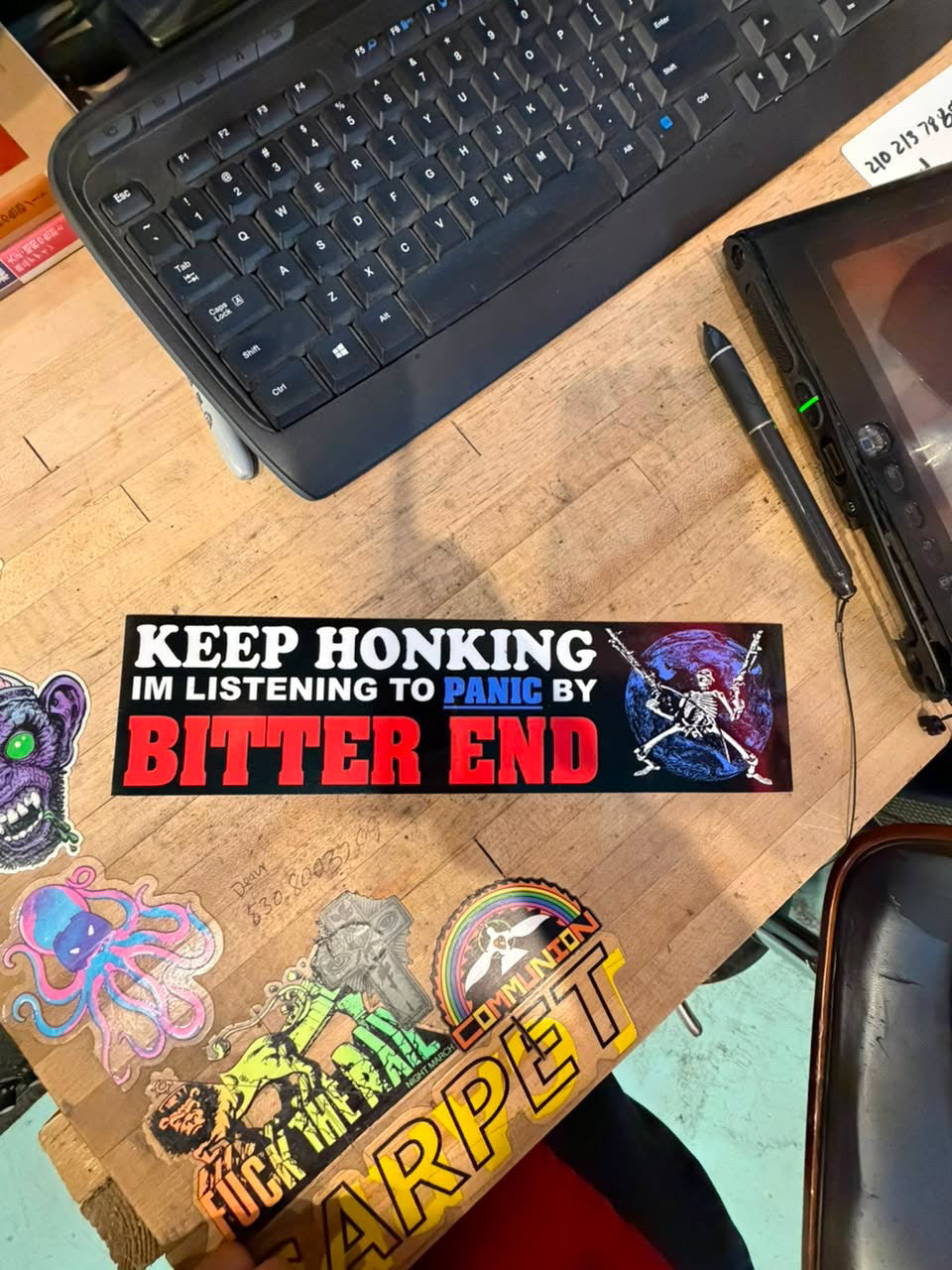 Bitter End Bumper Sticker